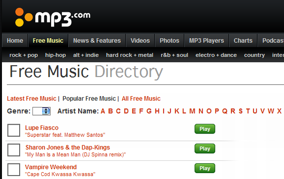 gratis mp3-downloads