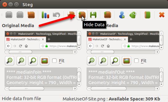 Verberg een bestand in een afbeelding met Steg in Ubuntu