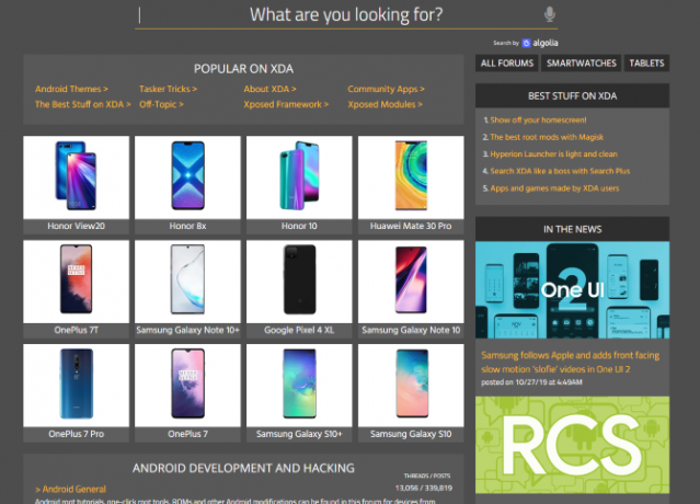 Download Android-hacks en rootgidsen op het XDA-Developers Android-forum