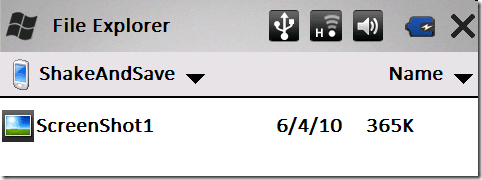 screenshots op Windows Mobile