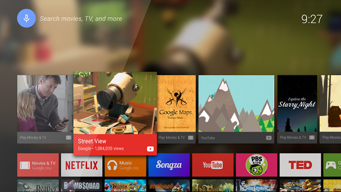 android tv launcher