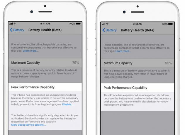 iOS 11 Batterijgezondheid