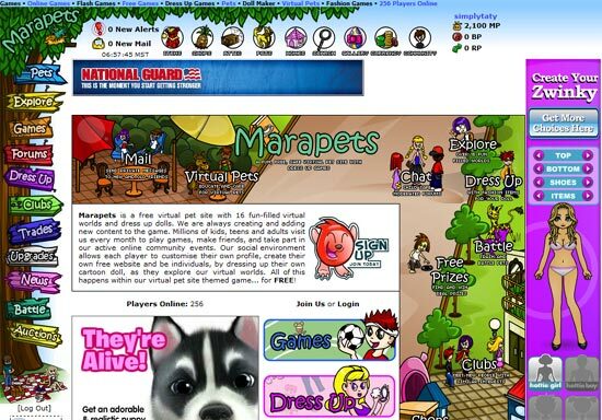 virtuele huisdierensites zoals neopets