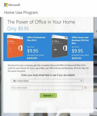 Hoe u legaal Microsoft Office Pro Plus 2016 kunt krijgen voor minder dan $ 10 Microsoft Office Home Use Program e1516294328751