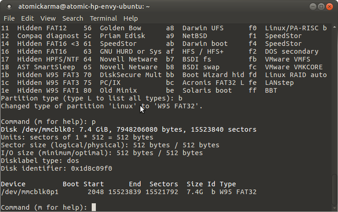 Linux Raspberry Pi setup-indeling