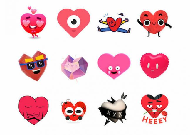 Gemaakt met Love iMessage Sticker Pack