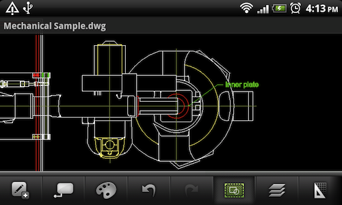 autocad-app voor Android