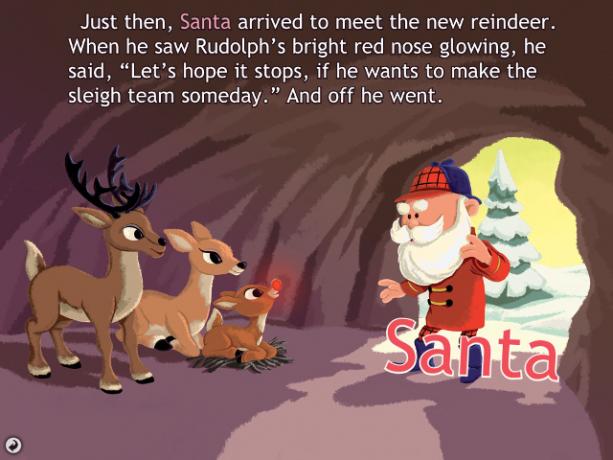 6 kerstverhalen tot leven gebracht op de iPad Rudolph iPad-app