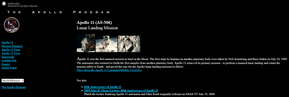 Meer informatie over Neil Armstrong & The Apollo 11 Moon Landing On The Web Smithsonian Apollo 11