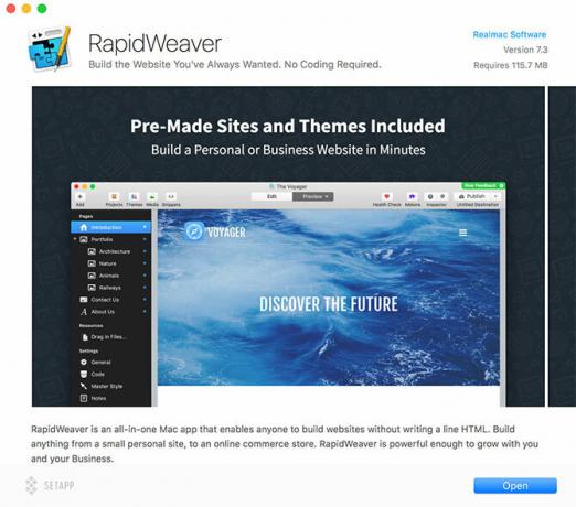 Setapp biedt 65 premium Mac-apps voor één lage prijs setapp rapidweaver