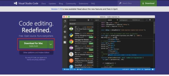 download visuele studio code mac