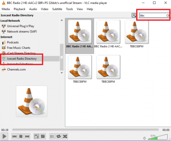 VLC internetradio