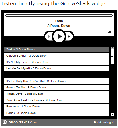 Groovylists: Migreer Last.fm, Spotify & iTunes Playlists naar Grooveshark groovylists2