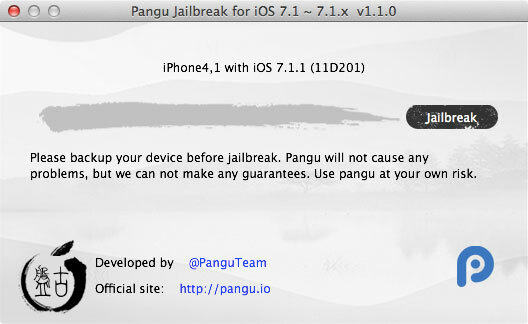 IOS 7.1.x jailbreaken en Cydia installeren met Pangu 1