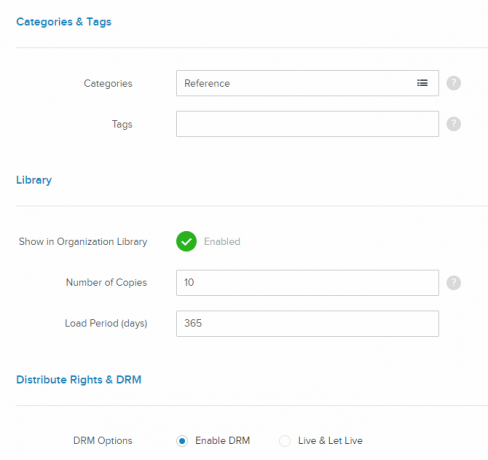 Wijzig metadata en info over een boek in BookFuison