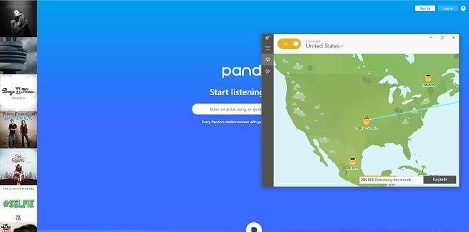 TunnelBear: de eenvoudigste VPN voor het beschermen van uw privacy TunnelBear Pandora