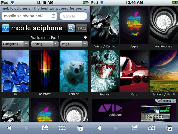 iphone wallpapers en thema's