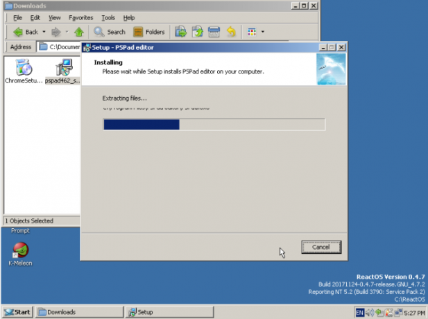 reactos review pspad installeren