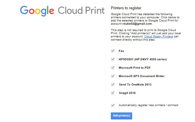 Fix Chromebook-ergernissen - cloudprint