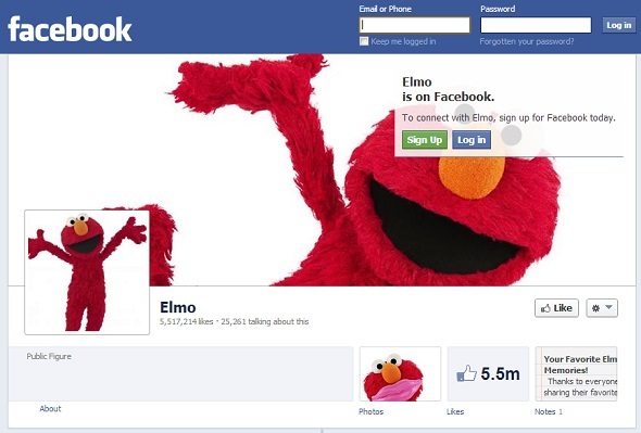 10 fictieve personages die waanzinnig populair zijn op Facebook Facebook elmo