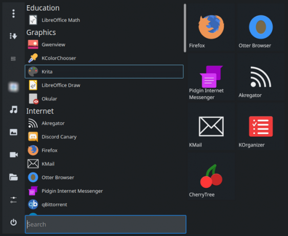 plasma betegeld menu