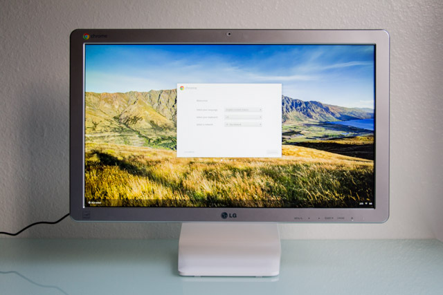 lg chromebase - scherm