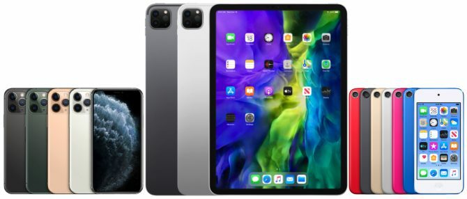 iPhone-, iPod touch- en iPad Pro-apparaten