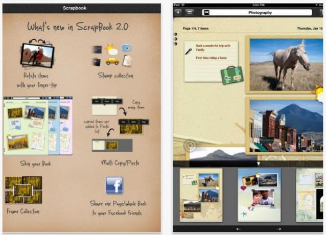 Screenshot van ScrapBook