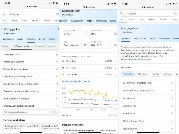 google zoeken hypotheek tool