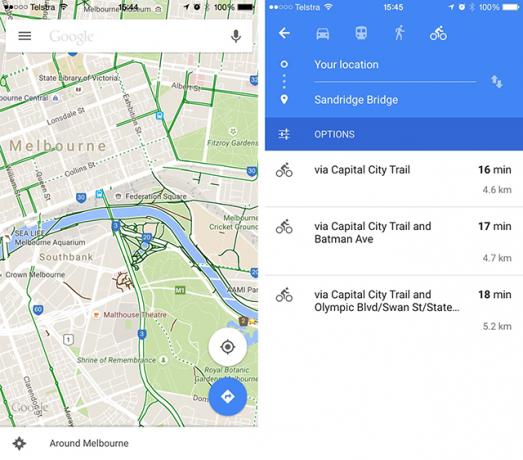 Bike Different: The Best iPhone Cycling Apps googlemaps