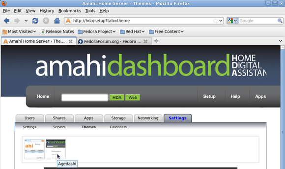 Een Amahi Home-server instellen - Een schijf aan uw server toevoegen [Linux] 3 selecteer de thumbnail van agedashi