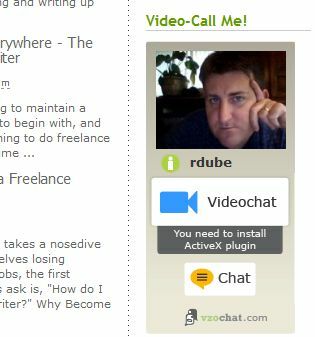 videochat-widget voor blog