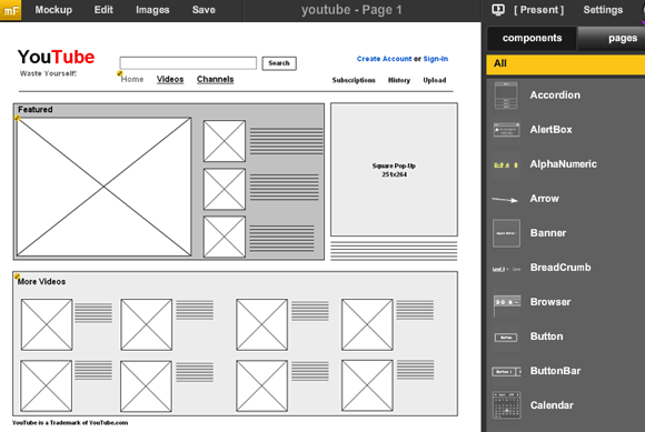 3 Tools om Mock-Up Designs en Wireframes Online mockflow te maken