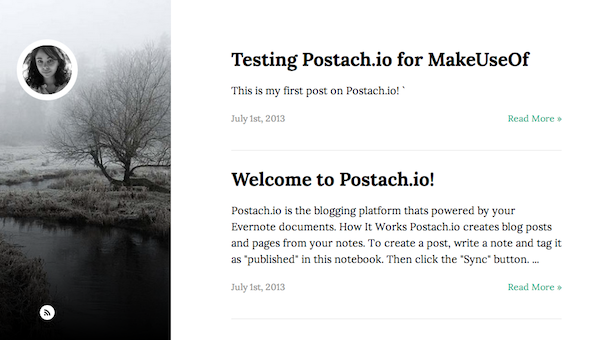 Verander Evernote in een blogplatform met Postach.io Screen Shot 2013 07 01 om 12