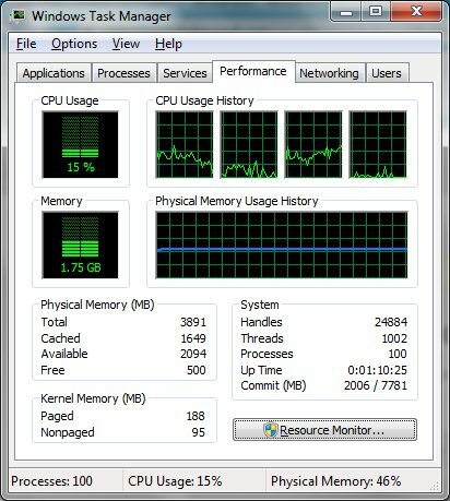 windows resource monitor