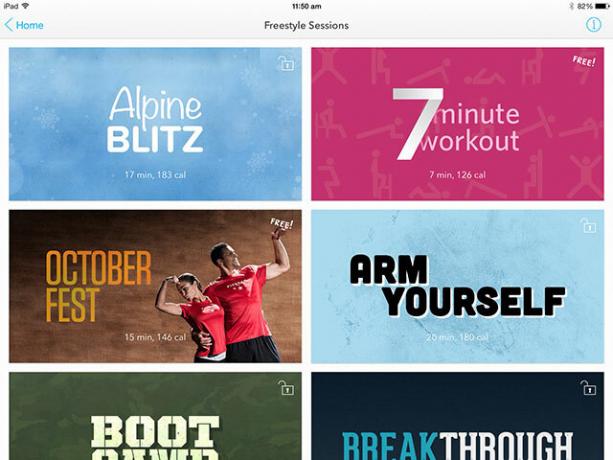 Vergeet de sportschool, krijg Fitstar Fit met je iPad of iPhone freestyle