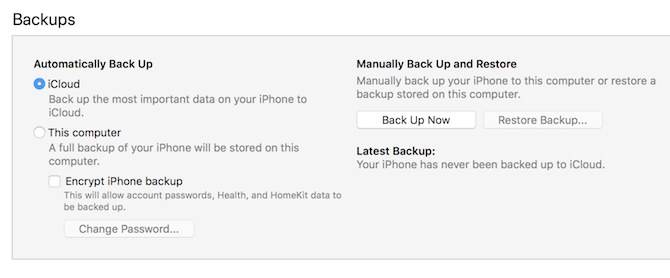 iTunes-back-up