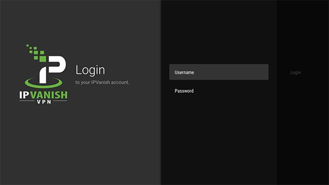 ipvanish login