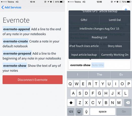 Input is een iPhone-opdrachtregel voor Evernote, Gmail en veel meer inputevernote