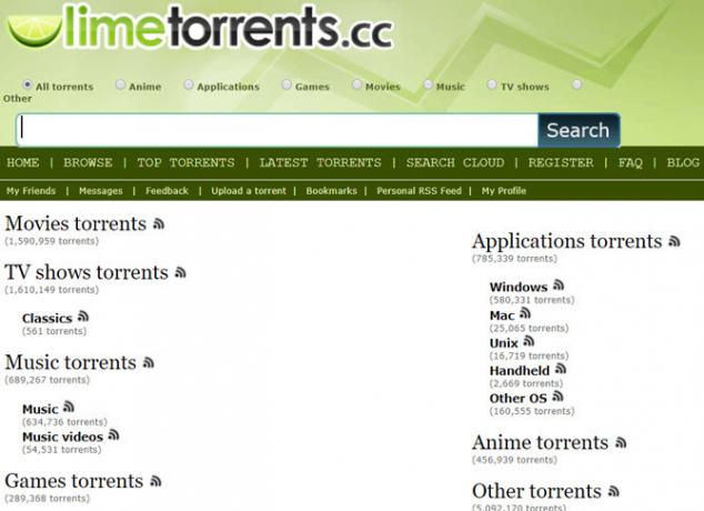 limetorrents torrent-zoekmachine