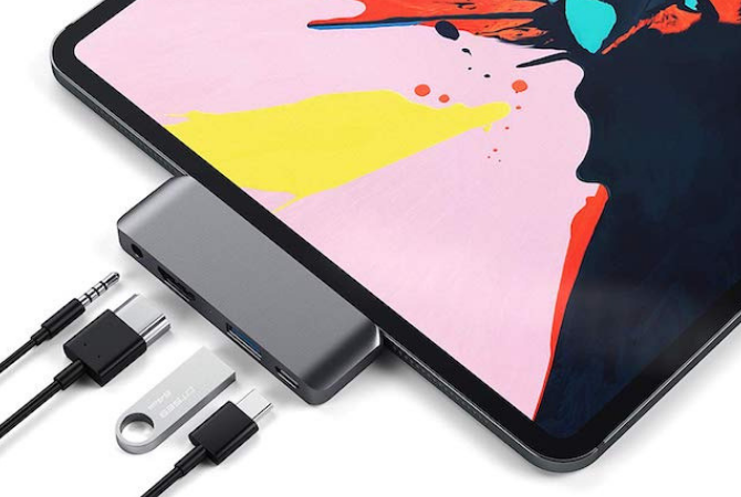 Productafbeelding van de Satechi USB-C Hub voor iPad Pro