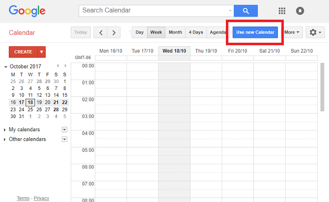 upgrade van nieuwe functies van Google Agenda