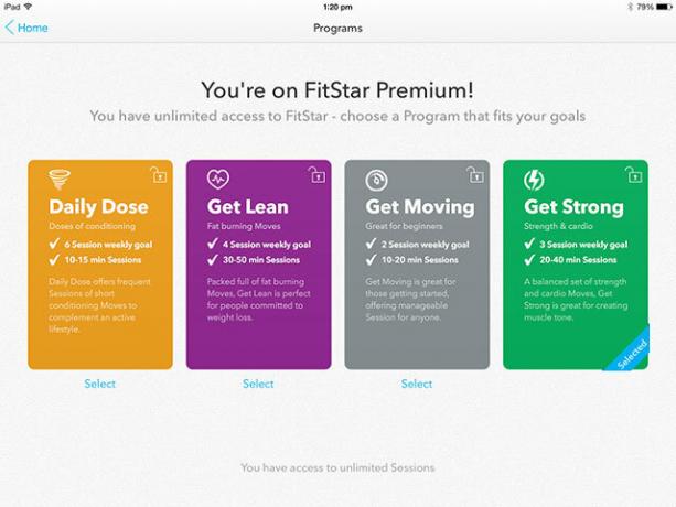 Vergeet de sportschool, krijg Fitstar Fit met je iPad- of iPhone-programma's