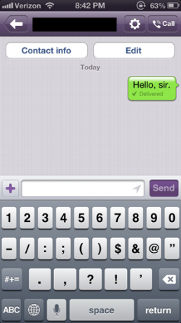 viber gratis sms-app