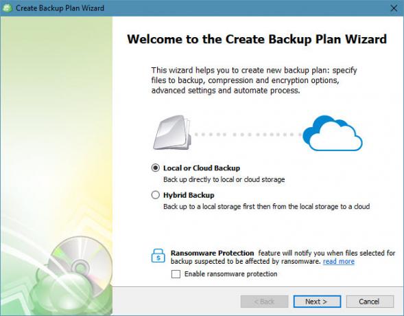 CloudBerry Backup beschermt bestanden op Windows, Mac en Linux 04 CloudBerry Backup Files Wizard