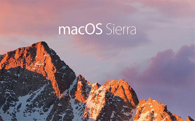 MacOS Sierra achtergrond