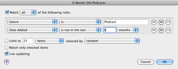 podcasts organiseren