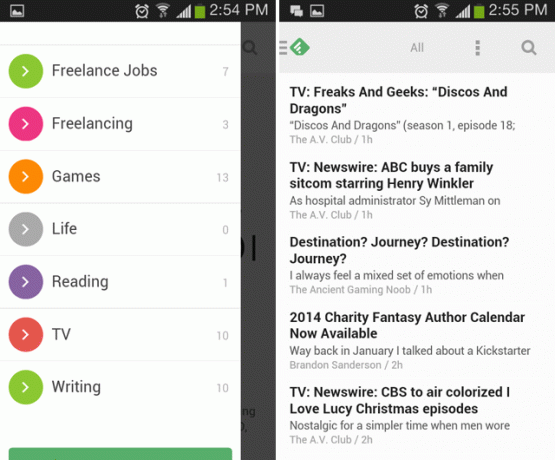 android-feedly-functies