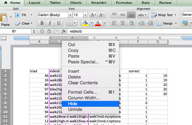 Excel-hide-kolommen