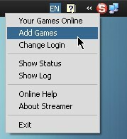 StreamMyGame Contextmenu